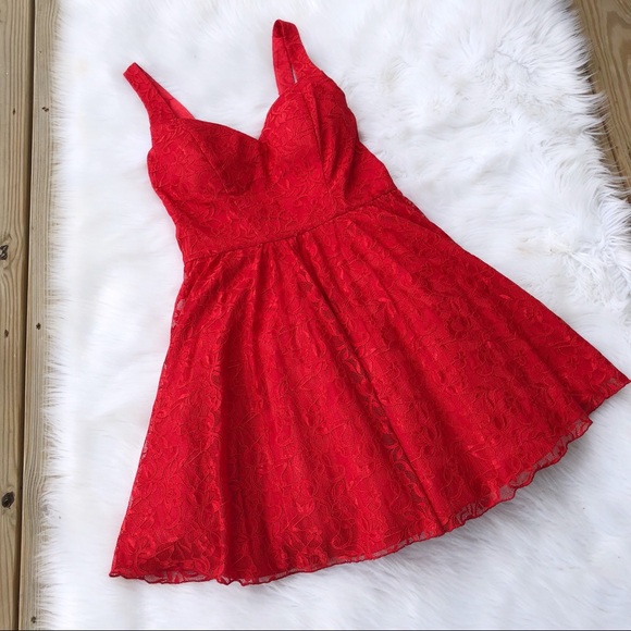 ASOS Dresses & Skirts - ASOS Chi Chi London Red Sleeveless Dress